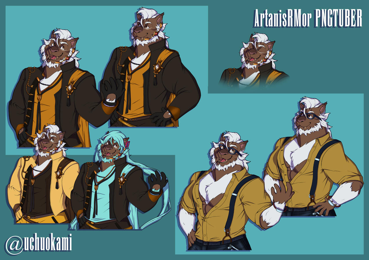 Seneschal + Mikutanis PNGTuber by Kami Seneschal + Mikutanis PNGTuber by Kami